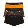 Boy Shorts 3-Pack - Halloween Skulls In Bloom