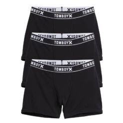 4.5" Trunks 3-Pack - Cotton Black Logo