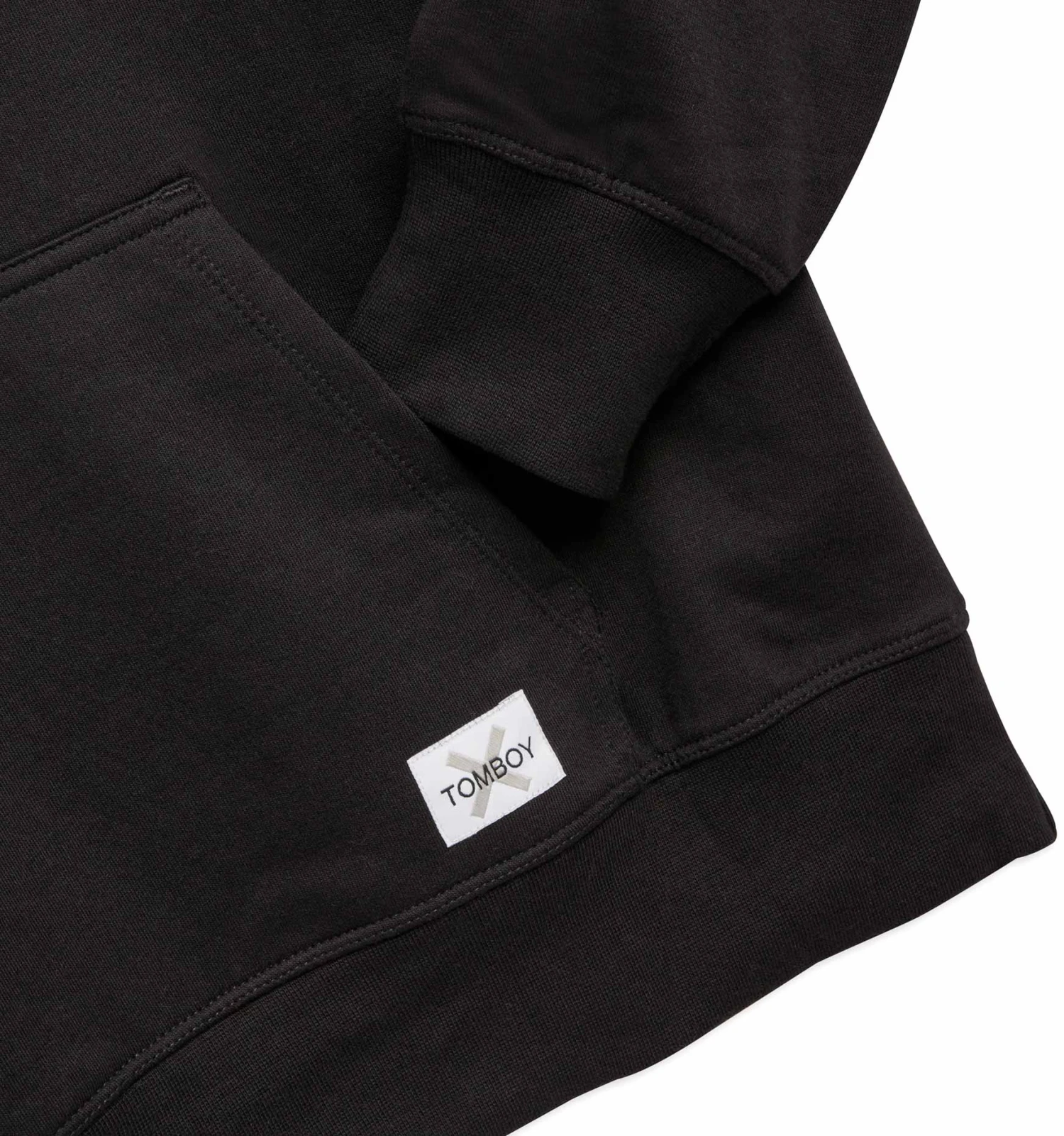 Eco Fleece Hoodie - Black - Image 2