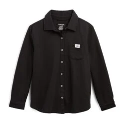 Eco Fleece Shirt Jacket LC - Black