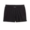 Organic Cotton Rib Boxer Shorts - Black