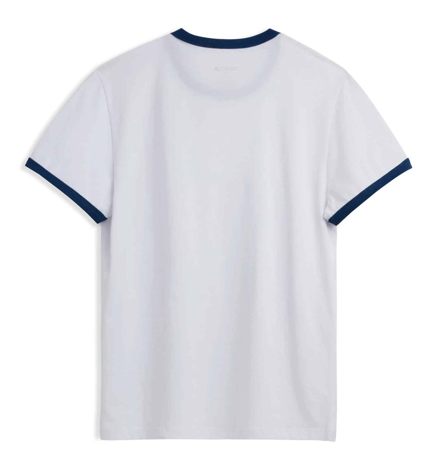 Cotton Ringer Tee - White - Image 2