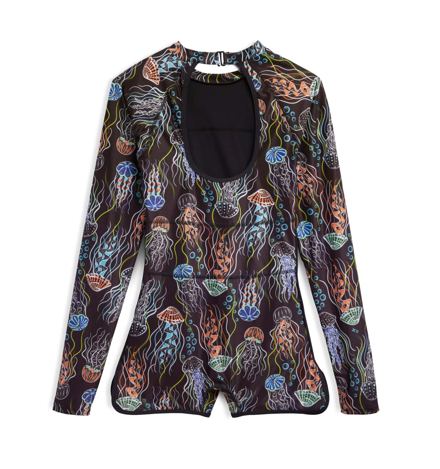 Swim 3" Shortie Long Sleeve Unisuit - Don't Be Jelly - Image 2