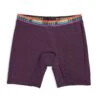 First Line Leakproof 9" Boxer Briefs LC - Plum Rainbow