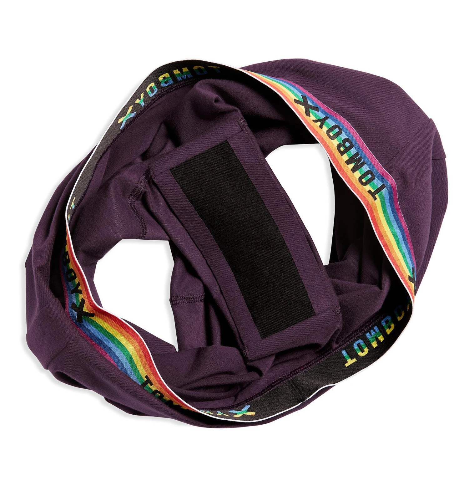 First Line Leakproof 9" Boxer Briefs LC - Plum Rainbow - Image 2