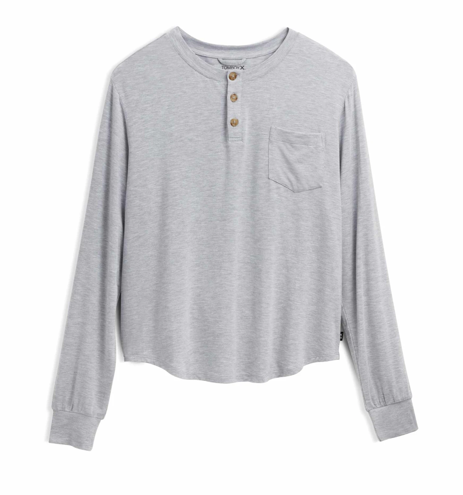Everywhere Henley - TENCELâ„¢ Modal Heather Grey