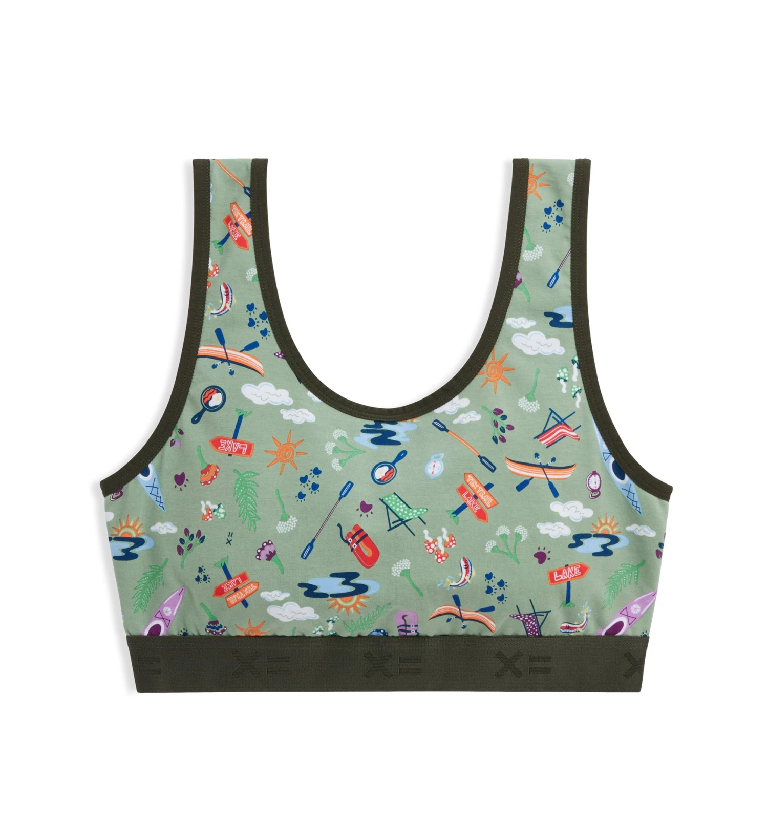 Essentials Soft Bra - Lake Life