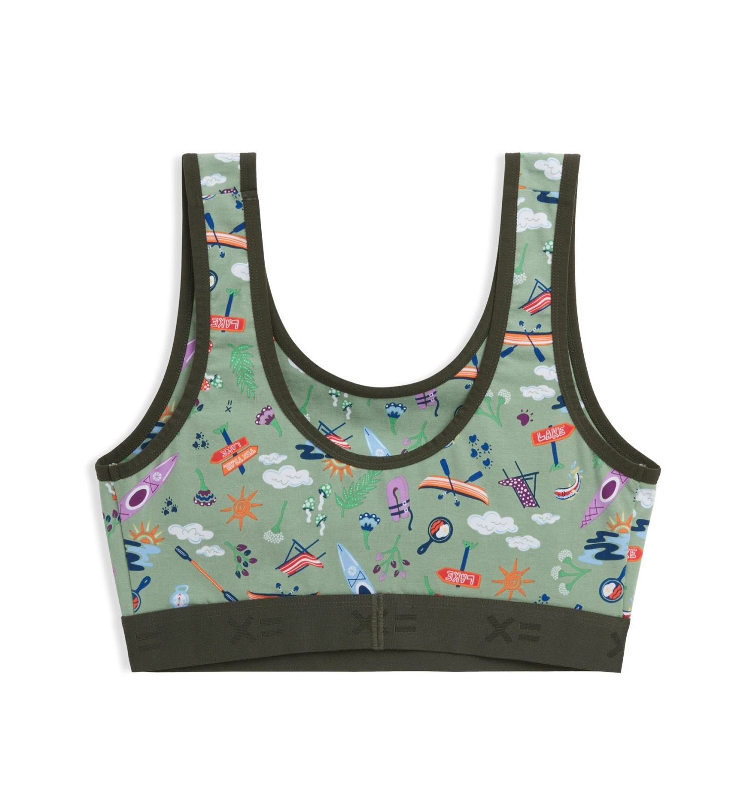 Essentials Soft Bra - Lake Life - Image 2