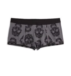 Boy Shorts - TENCEL™ Modal Grey Skulls