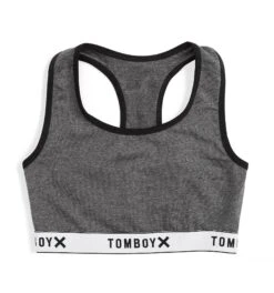 Racerback Soft Bra - Charcoal