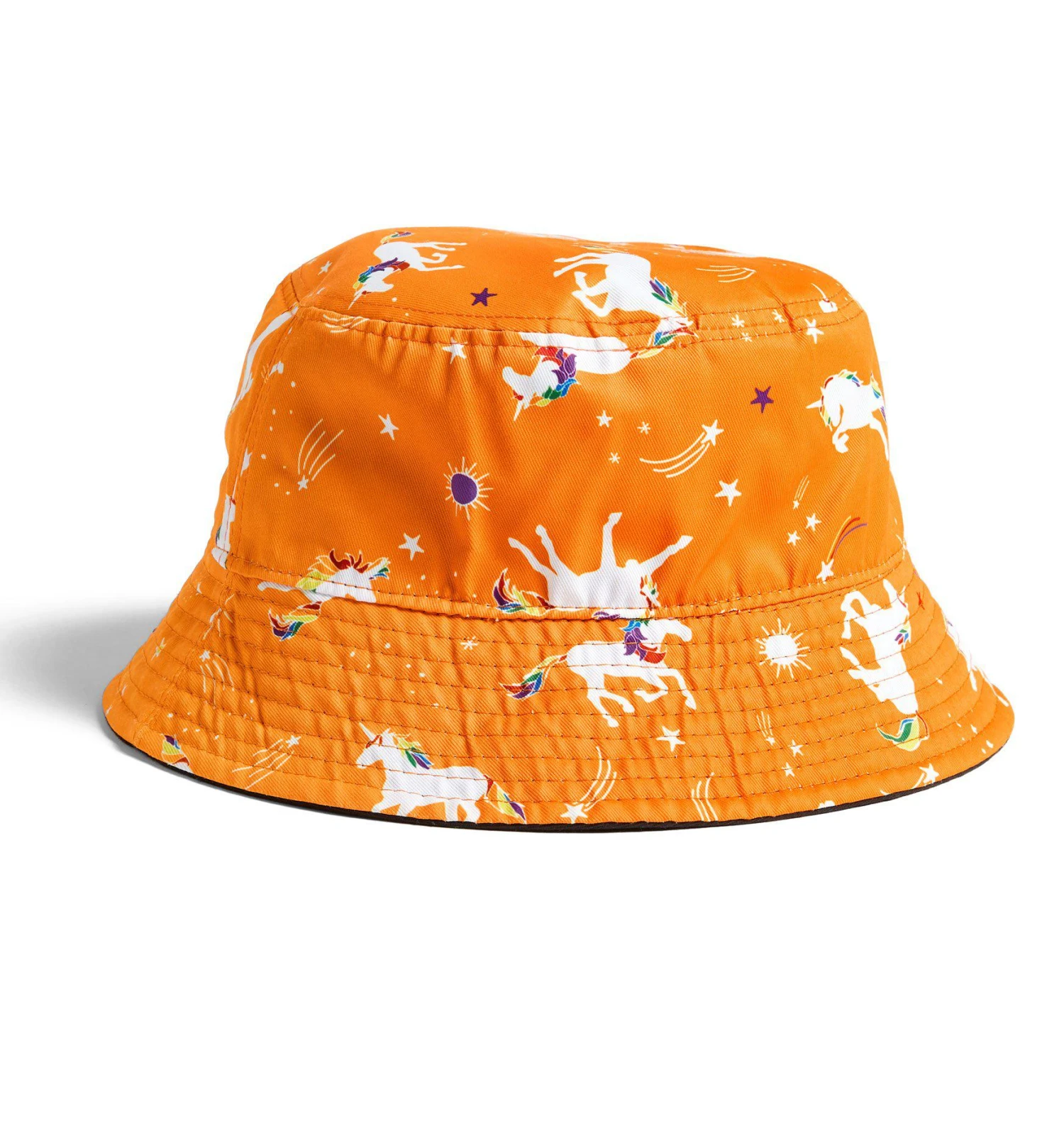 Reversible Bucket Hat - Rainbow Unicorn - Image 2
