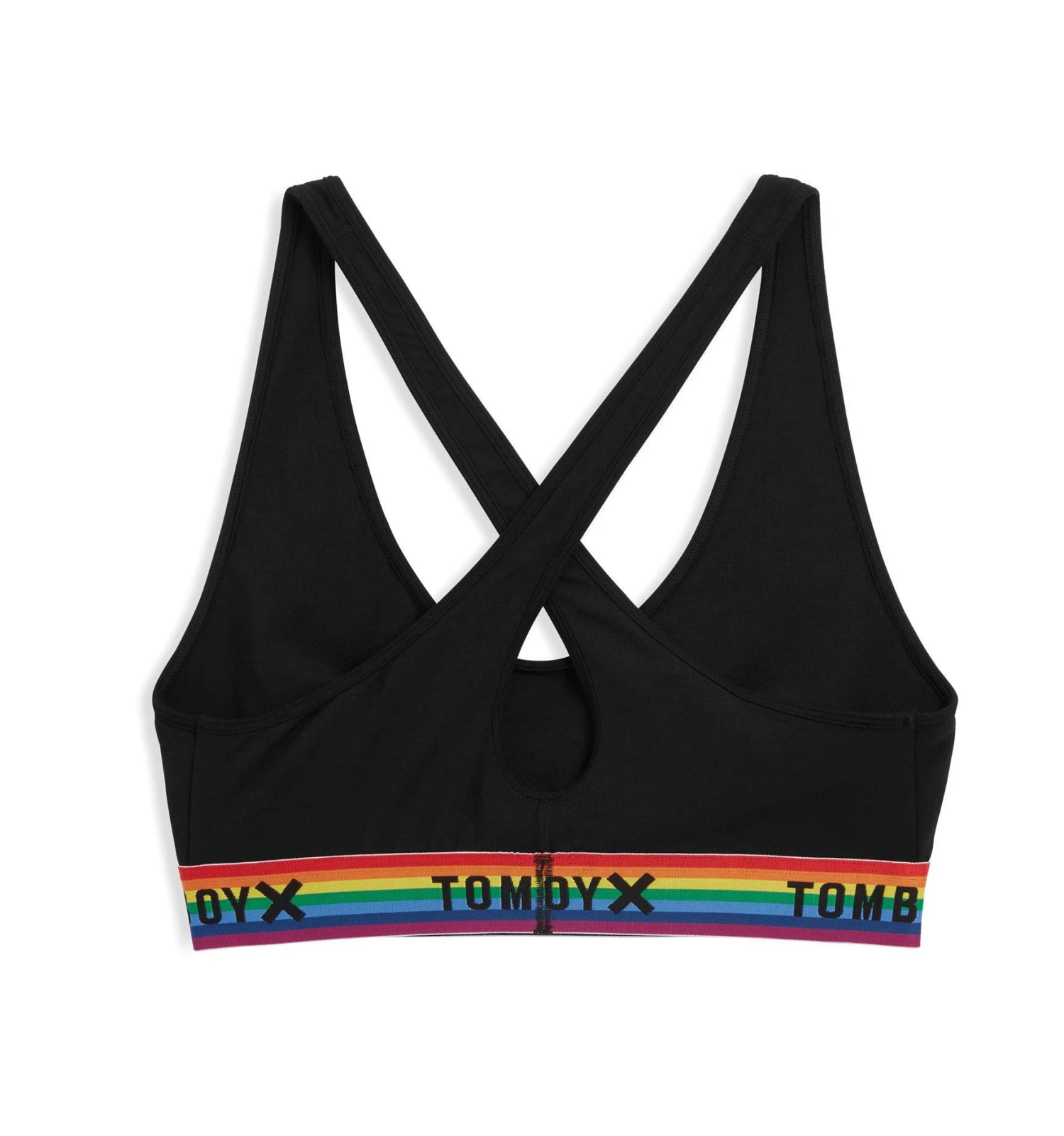 All Day Bralette - TENCEL™ Modal Black Rainbow - Image 2