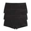 Boys Shorts 3-Pack - Cotton X= Black