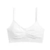 V Neck Bralette - X= White
